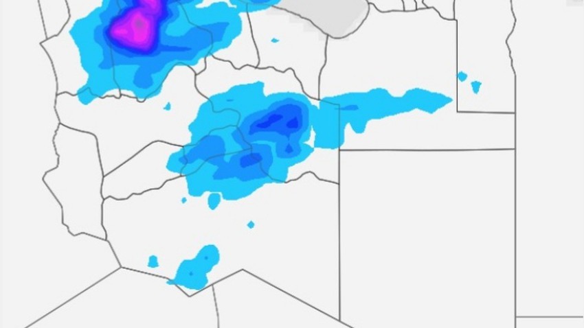 ليبيا | توقعات تساقط الأمطار في المناطق التالية يومي الثلاثاء والأربعاء 10/11 مايو