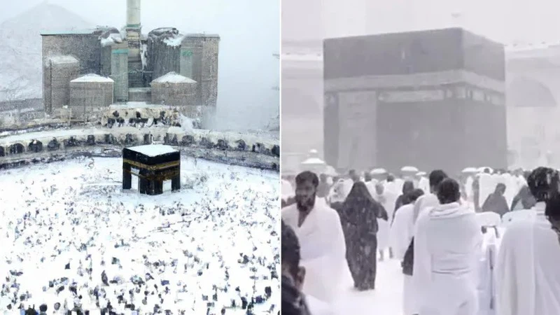ثلوج في مكة المكرمة؟.. هل يمكن أن تتساقط الثلوج على أعظم بقاع الأرض | عرب تايم ثلوج في مكة المكرمة؟.. هل يمكن أن تتساقط الثلوج على أعظم بقاع الأرض | عرب تايم