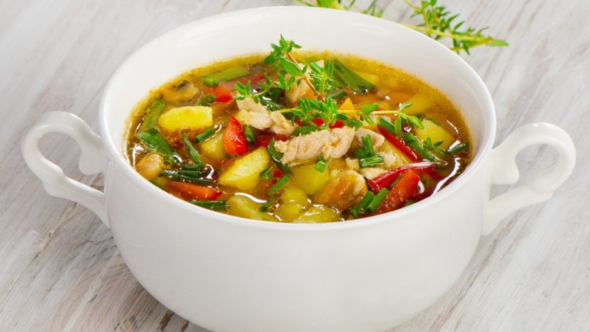 Ramadan soups | Chicken vegetable soup