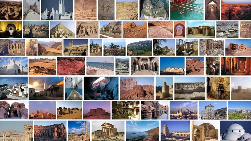 18 Arab countries are on the UNESCO World Heritage List.. This is the ranking of countries in terms of the number of sites