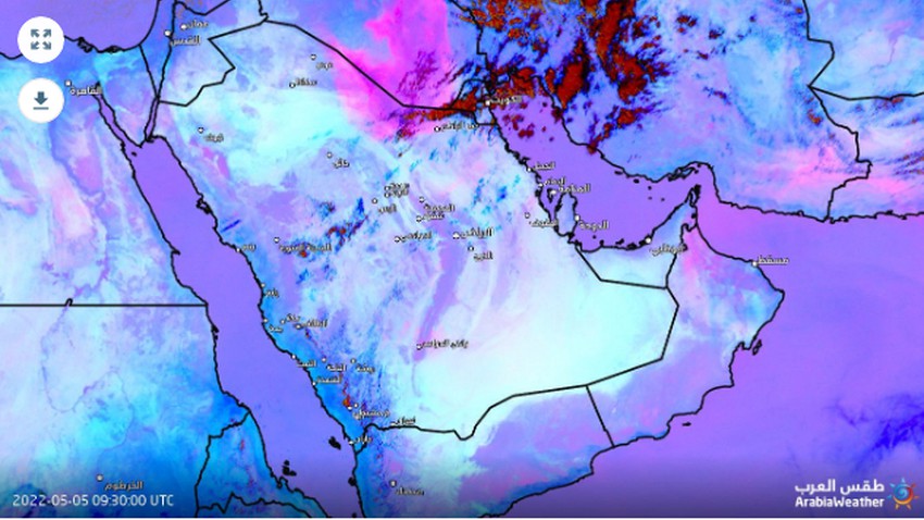 Hafar Al-Batin | Avertissement de temps poussiéreux attendu dans les prochaines heures