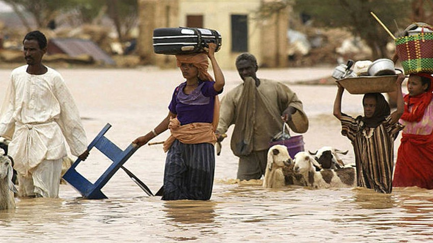 Catastrophic floods submerge a number of villages in Sudan and leave dozens of deaths.. and this is what is happening in Sudan