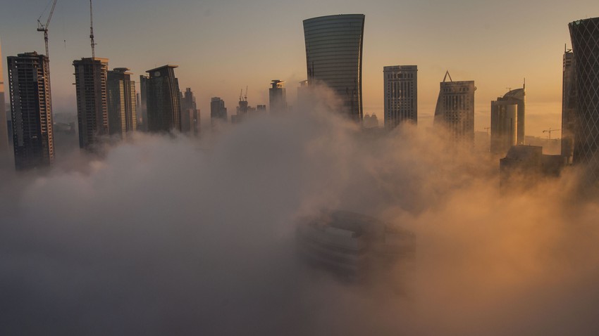 Qatar Meteorology: A warning of chances of fog forming in some areas from Sunday night until Tuesday morning