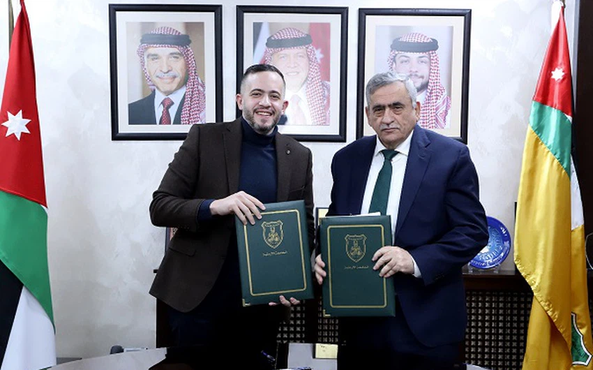 Weather of Arabia and the University of Jordan sign an official memorandum of understanding that allows cooperation in teaching courses and giving courses in the fields of climate science and entrepreneurship