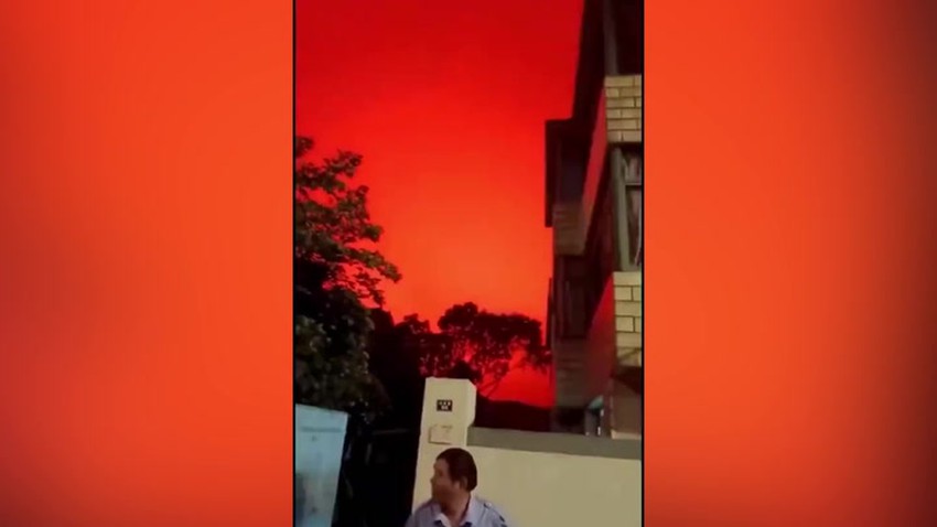 After the moments of panic experienced by the residents of the Chinese city of Zhoushan, meteorologists explain why the sky suddenly turned red