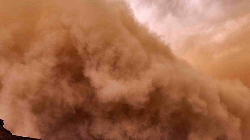 العراق | موجات غُبارية مُتوقعة يوم الأحد بالتزامن مع تعمق الكتلة الهوائية الأقل حرارة