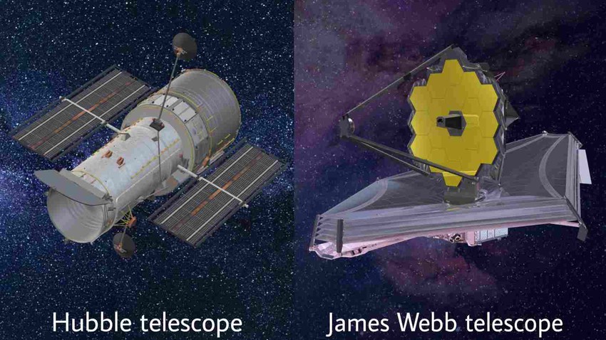 ما الفرق بين تلسكوب "جيمس ويب" وتلسكوب هابل؟