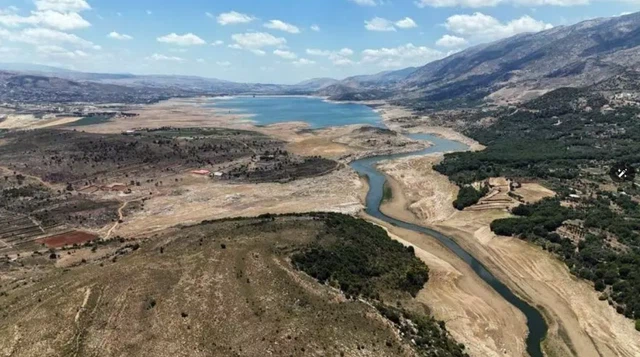 Drought is hitting Lebanon's largest lake, Lake Qaraoun, and heralds an imminent environmental and agricultural disaster.