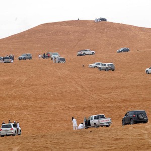 الثمامة في الشتاء.. متنفس العائلات والشباب