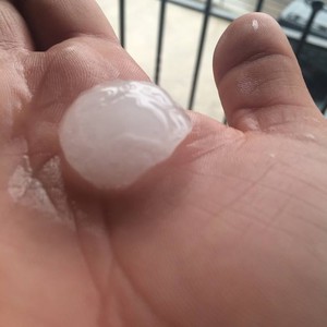 بالفيديو : العاصفة البَِرَدية الرعدية التي ضربت غزة نهار اليوم