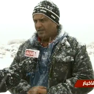 تقرير مصور من قلب العاصفة الثلجية التي ضربت مرتفعات تبوك 