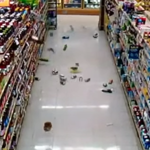  لحظة وقوع زلزال في ولاية أوكلاهوما