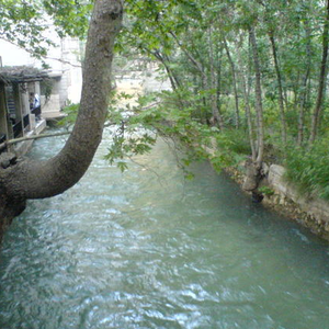 بالفيديو : ارتفاع منسوب نبع الفيجة بشكل كبير وتحويل الفائض الى بردى