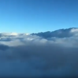 غيوم المنخفض الجوي من الدرجة الثانية فوق سماء العاصمة عمان صباح الثلاثاء 21/1/2020