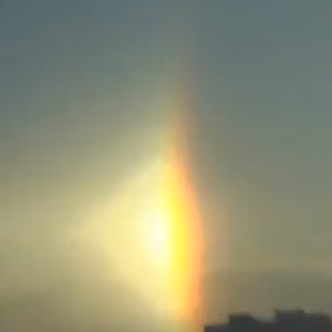 بالفيديو : ظهور الشمس الكاذبة في سماء موسكو في مشهد نادر