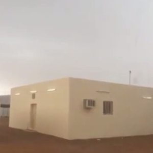 بالفيديو : أمطار رعدية غزيرة على الشقيق في حائل 3-3-1435 هـ