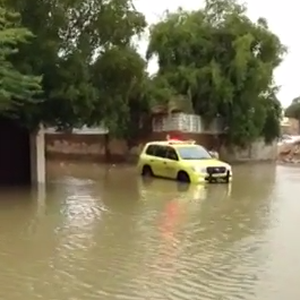 شاهد كم بلغ منسوب مياه الأمطار بحي السويدي في الرياض