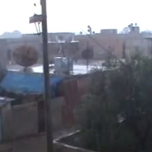 فيديو : أمطار غزيرة في محافظة درعا جنوب سوريا 