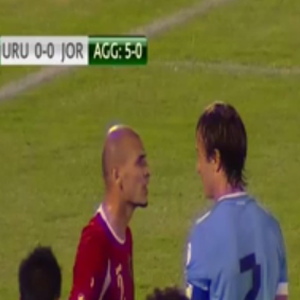 بالفيديو : شاهد ملخص المباراة البطولية للنشامى أمام الأوروغواي (0-0)