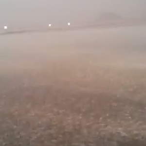 فيديو : شاهد عاصفة أمطار الحناكية الشديدة يوم 26-12-1434 هـ