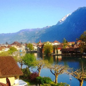 بالصور : جمال مدينة إنترلاكن السويسرية 