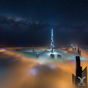 بالصور : مشاهد لا تُصدق من جمال الضباب في دبي