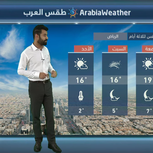 النشرة الجوية المصورة | موجة باردة تؤثر على مناطق واسعة من المملكة بما فيها العاصمة الرياض   