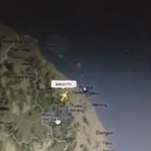 بالفيديو : شاهد اللحظة التي اختفت فيها الطائرة الماليزية عن نظام تعقب الطيران