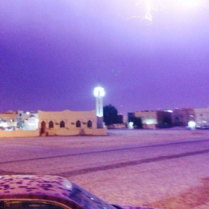 تساقط كثيف للبرد على الحدود السعودية الأردنية