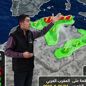 بالفيديو: منخفض جوي جديد يؤثر على الجزائر وتونس