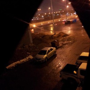 بالصور : الأمطار تروي أرض المدينة المنورة 