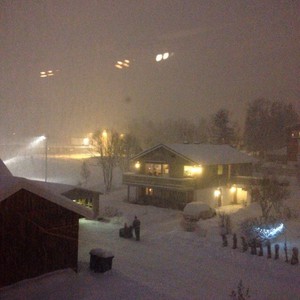 مشاهد رائعة لتساقط الثلوج في نيوكاسل