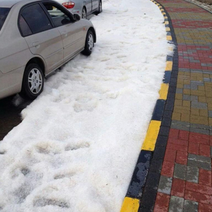 سبت نادر ومميز بأمطاره وبردياته والصور تحكي الواقع