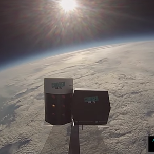 وجبة "برجر" تتحدى "فيليكس" وتقفز من الفضاء الخارجي إلى الأرض وتصل سالمة  