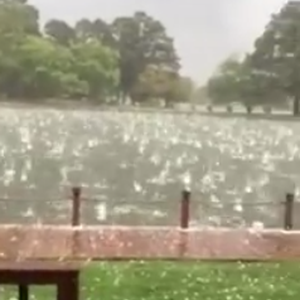 عندما تتساقط حبات البرد من السماء كالحجارة