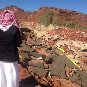 صور كارثية : الطرق تتحول إلى فتات في بعض قرى المدينة عقب أمطار الثلاثاء 