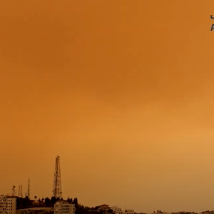 تايم لابس | موجات غبارية في سماء العاصمة اول ايام رمضان