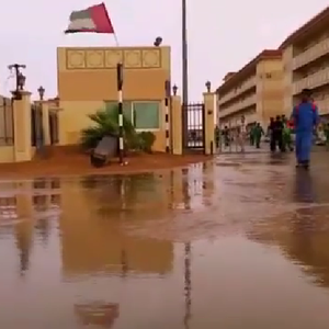 مشاهد من أمطار الخير غرب العين مساء الأربعاء