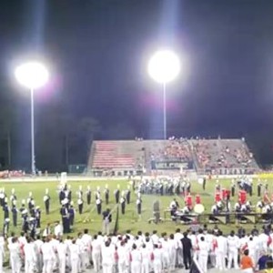 A lightning strike stops a sports concert at the University of Bonn in Germany in just three seconds