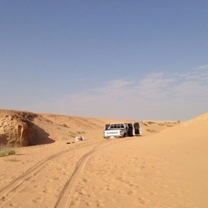 لحظة العثور على 3 أشقاء مفقودين في صحراء حفر الباطن 