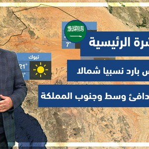 طقس العرب - السعودية | النشرة الجوية الرئيسية | الأثنين 14-2-2022