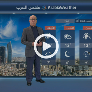 زخات أمطار متوقعة الاثنين وطقس مستقر الثلاثاء والأربعاء