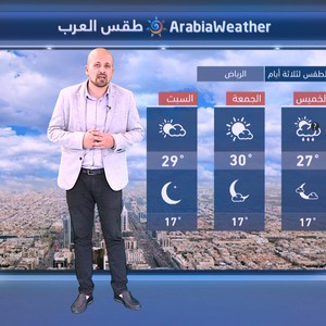  فرصة لأمطار رعدية خفيفة في بعض المناطق... المزيد عبر النشرة الجوية اليومية