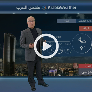 الأردن | تقلُبات جوية وامطار متوقعة مع عطلة نهاية الأسبوع 