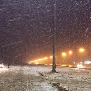  توثيق "تاريخي" لتساقُط الثلوج القُطنية في الربيع على مرتفعات البلقاء