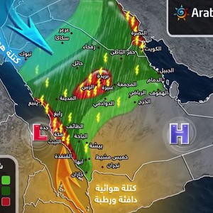 موجة الأمطار تشتد يومي السبت والأحد.. وتحذير من تشكل السيول على سواحل البحر الأحمر
