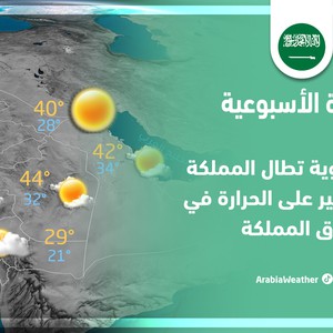 طقس العرب - السعودية | النشرة الجوية الأسبوعية | الأحد 7-8-2022