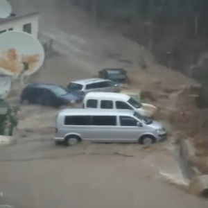 أمطار غزيرة وفيضانات تضرب شمال اسبانيا 