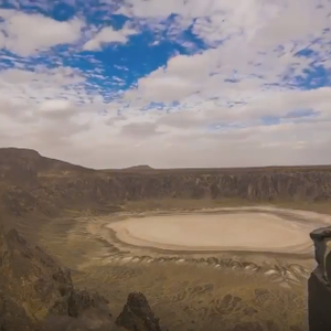 تايم لابس رائع لفوهة بركان الوعبة في محافظة الطائف السعودية