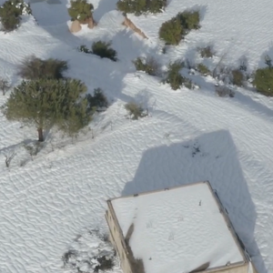 بتقنية الدرون | مشاهد مصورة للثلوج في الأردن تعرض لأول مرة